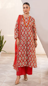 Motifz Classic Lawn - Unstitched 3 Piece Suit - MCV3-25-D01 - Summer Collection 2025