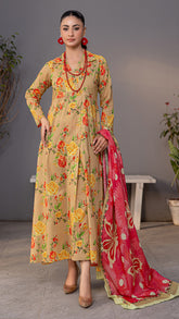 Motifz Classic Lawn - Unstitched 3 Piece Suit - MCV3-25-D03 - Summer Collection 2025
