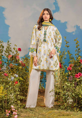 WSS25P3005-Mughal Unstitched 3-Piece Floral Splendor Lawn Collection 2025 By Bonanza Satrangi