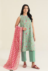 U3P-DY23V4-3WS-Unstitched 3-Piece Printed Lawn Summer Collection 2025 By Sapphire