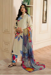 Feathers Dewdrop Lawn- Unstitched 3 Piece Suit - FT-470-UNS - Summer Collection 2025