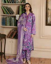 Feathers Dewdrop Lawn- Unstitched 3 Piece Suit - FT-455-UNS - Summer Collection 2025