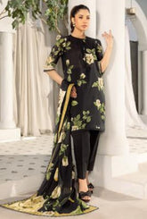 Maria.B M.Basics Elaheh Lawn - Unstitched 3 Piece Suit - MB-ELHV1-07 - Summer Collection 2025