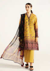 Sapphire Lawn- Unstitched 3 Piece Suit - U3-DY22V5-6WS - Summer Collection 2025