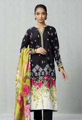 Sapphire Lawn- Unstitched 3 Piece Suit - U3-PP22V5-3WS - Summer Collection 2025