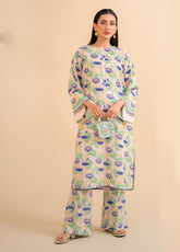 Binaas Abnoor Lawn- Unstitched 2 Piece Suit - BN-ABN2P2501 - Summer Collection 2025