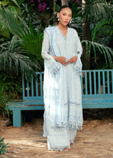 Regalia Gulkari Chikankari Lawn – Unstitched 3 Piece Suit – GC-LUNA – Summer Collection 2025