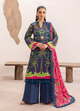Naqsh Luxury Lawn- Unstitched 3 Piece Suit - NL-00125 - Summer Glow2 Collection 2025