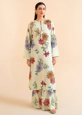 Binaas Abnoor Lawn- Unstitched 2 Piece Suit - BN-ABN2P25010 - Summer Collection 2025