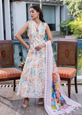 Dastoor Premium Lawn - Unstitched 3 Piece Suit - VOL-13 - PF062525 - Summer Collection 2025