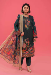 Moco Print Lawn- Unstitched 3 Piece Suit - MOCO4 - Summer Collection 2025