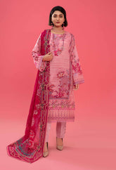 Moco Print Lawn- Unstitched 3 Piece Suit - MOCO5 - Summer Collection 2025