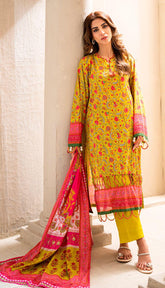 Gul Ahmed Rang-e-Hina Lawn- Unstitched 3 Piece Suit - SD-42148 - Summer Collection 2025