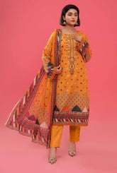 Moco Print Lawn- Unstitched 3 Piece Suit - MOCO6 - Summer Collection 2025