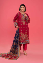 Moco Print Lawn- Unstitched 3 Piece Suit - MOCO7 - Summer Collection 2025