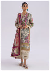 Sana Safinaz Classics Lawn- Unstitched 3 Piece Suit - SS25CV1-02 - Summer Collection 2025