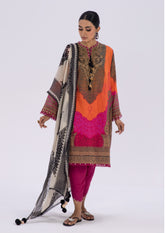 Sana Safinaz Classics Lawn- Unstitched 3 Piece Suit - SS25CV1-05- Summer Collection 2025