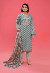 Moco Print Lawn- Unstitched 3 Piece Suit - MOCO2 - Summer Collection 2025