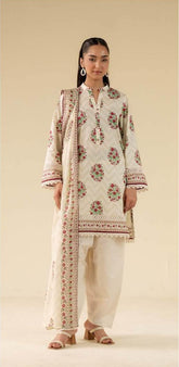 Beyond East Beena Lawn- Unstitched 3 Piece Suit - WUE-154535 - Summer Collection 2025