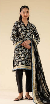 Beyond East Beena Lawn- Unstitched 3 Piece Suit - WUE-154536 - Summer Collection 2025