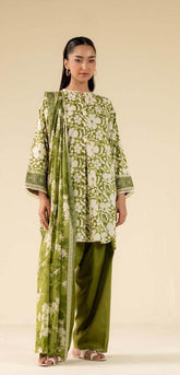 Beyond East Beena Lawn- Unstitched 3 Piece Suit - WUE-154537 - Summer Collection 2025