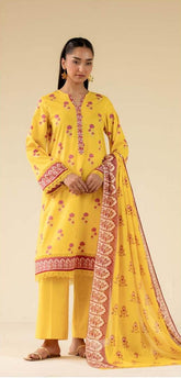 Beyond East Beena Lawn- Unstitched 3 Piece Suit - WUE154538 - Summer Collection 2025
