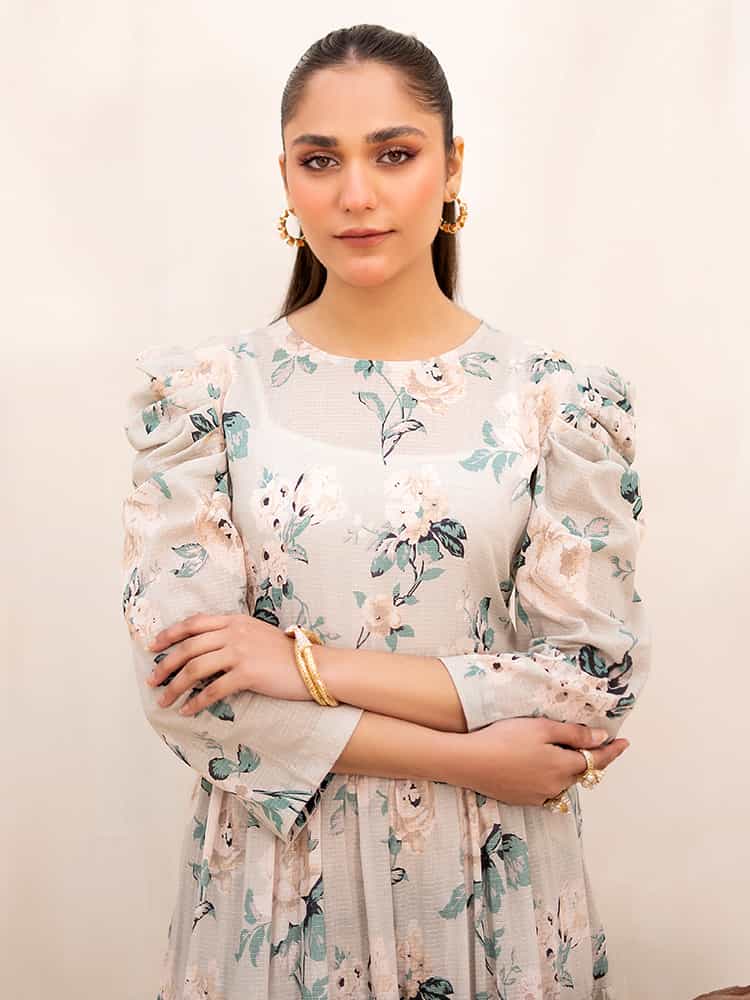 Binaas Nihsa Lawn- Unstitched 2 Piece Suit - BN-NSH2P2501-09 - Summer Collection 2025