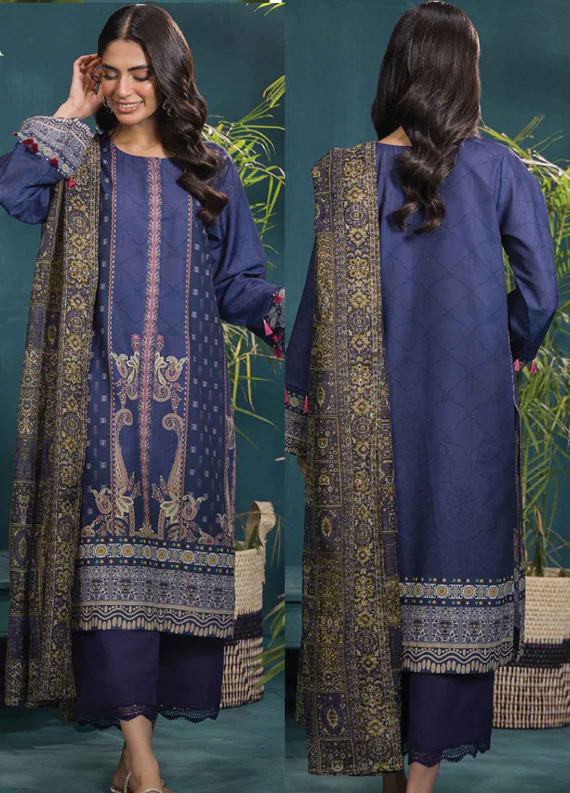 Asim Jofa Lawn - Unstitched 3 Piece Suit - AJGR-20 - Summer Collection 2026