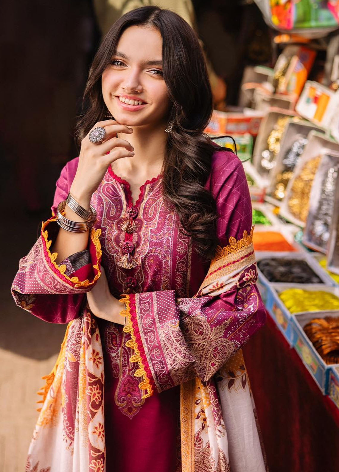 Asim Jofa Lawn - Unstitched 3 Piece Suit - AJBB-10 - Summer Collection 2025