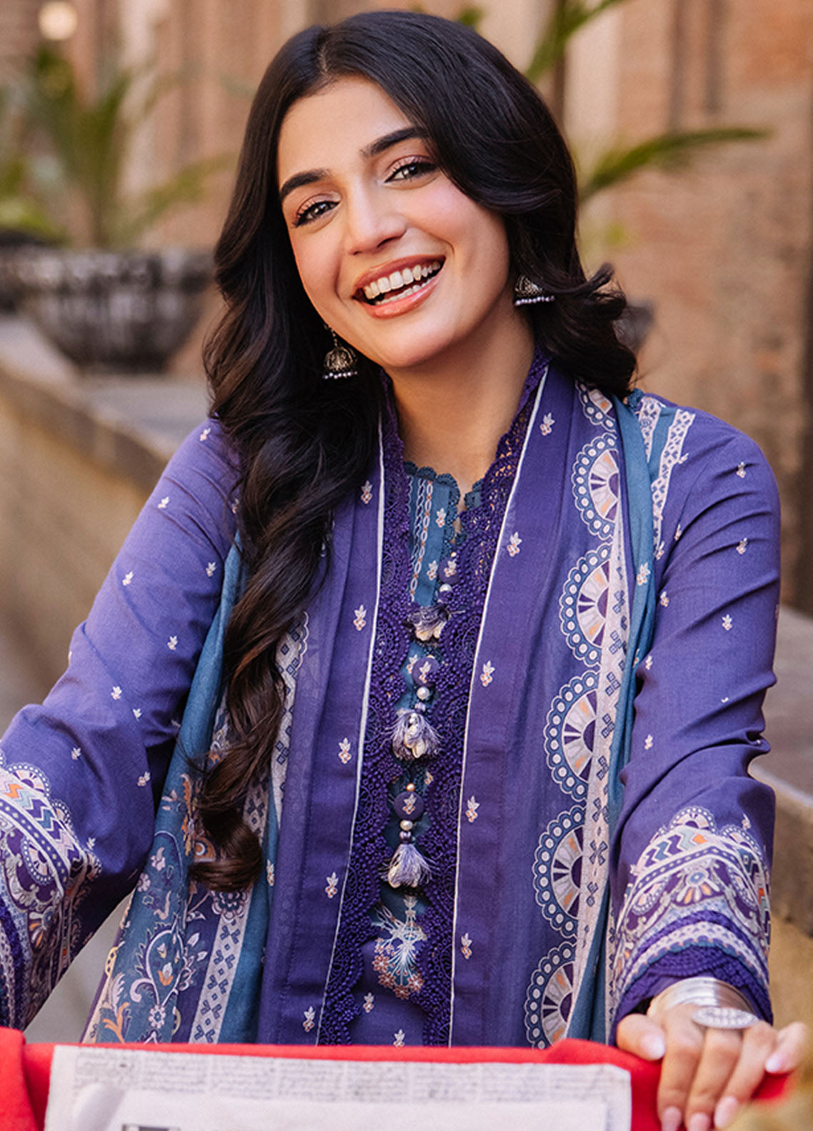 Asim Jofa Lawn - Unstitched 3 Piece Suit - AJBB-14 - Summer Collection 2025
