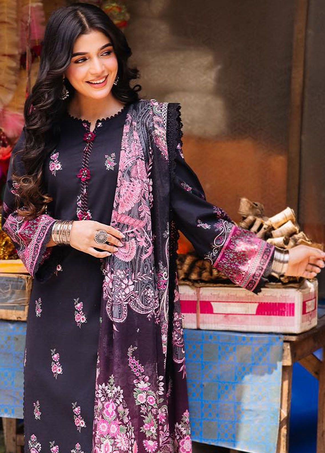 Asim Jofa Lawn - Unstitched 3 Piece Suit - AJBB-19 - Summer Collection 2025