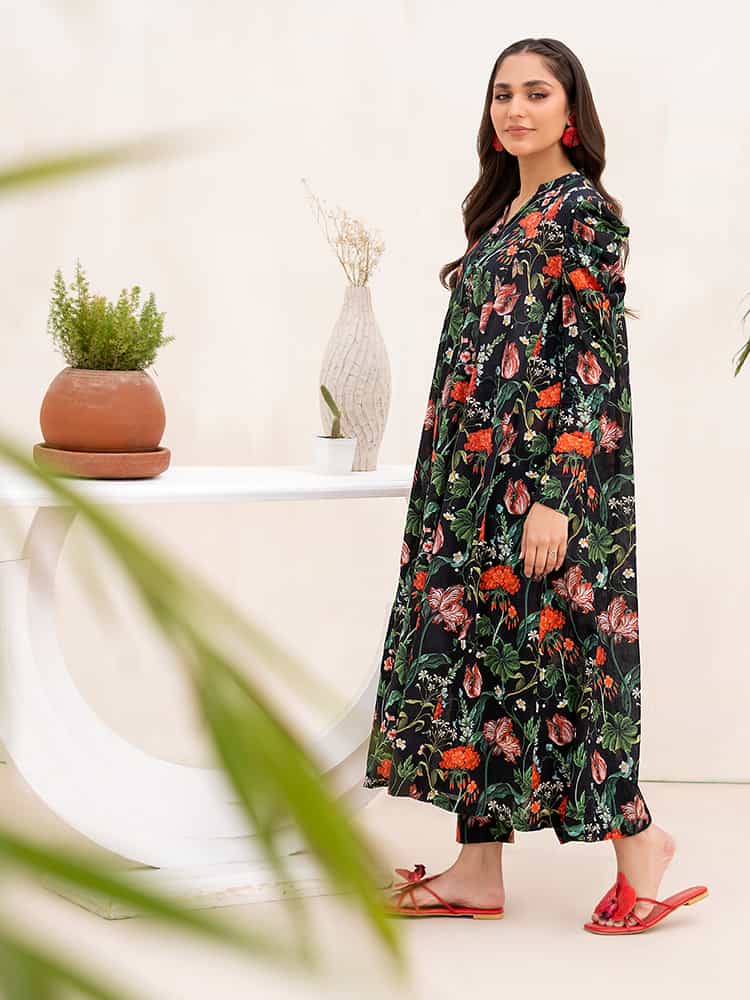 Binaas Nihsa Lawn- Unstitched 2 Piece Suit - BN-NSH2P2501-02 - Summer Collection 2025