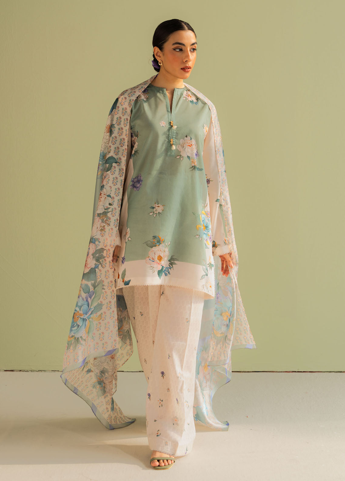 Zara Shahjahan COCO Lawn Prints - Digital Printed Unstitched 3 Piece Suit - SOFIA-2A - Summer Collection 2025
