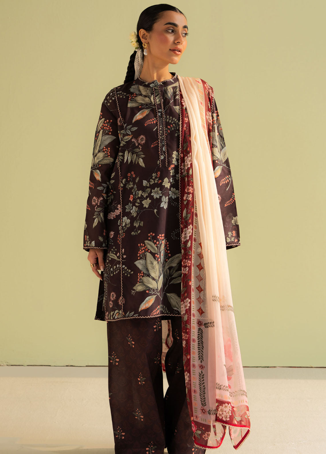 Zara Shahjahan COCO Lawn Prints - Digital Printed Unstitched 3 Piece Suit - ZOE-7B - Summer Collection 2025