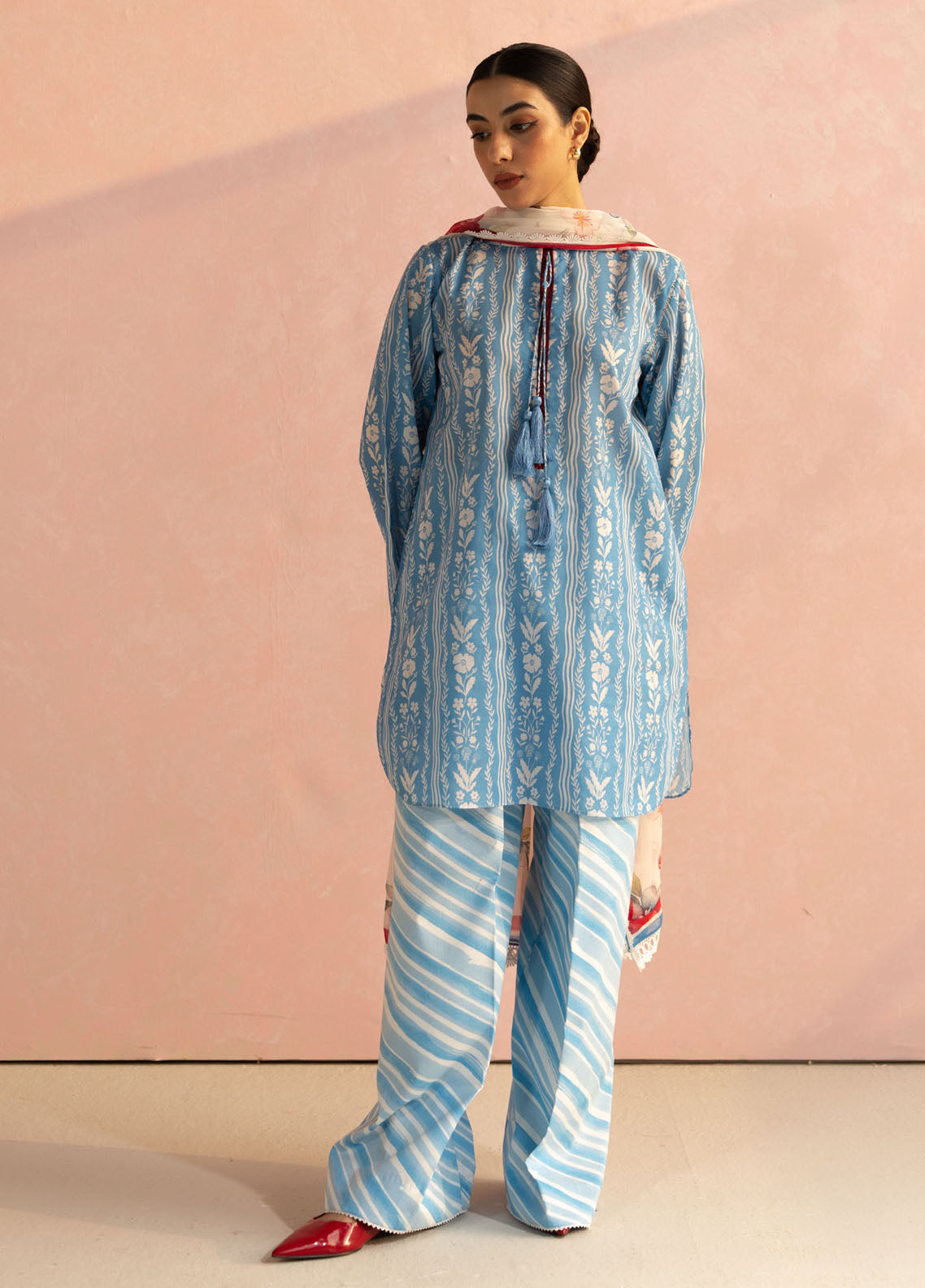 Zara Shahjahan COCO Lawn Prints - Digital Printed Unstitched 3 Piece Suit - RUBY-9B - Summer Collection 2025