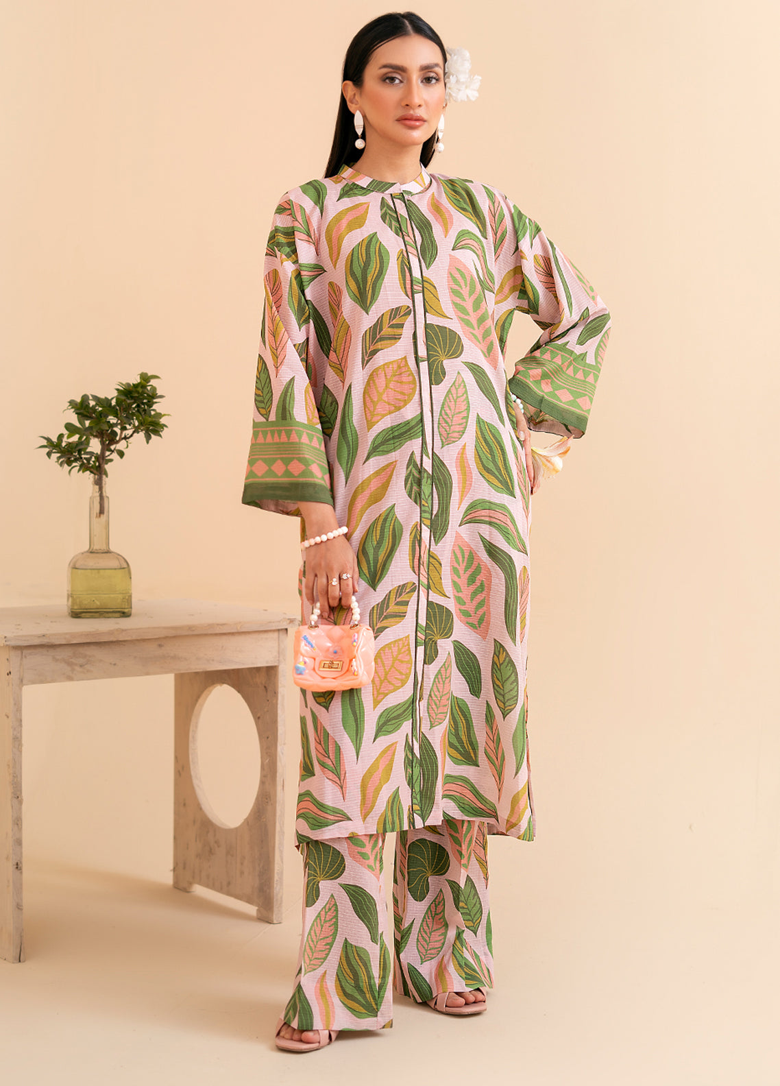 Binaas Abnoor Lawn- Unstitched 2 Piece Suit - BN-ABN2P2504 - Summer Collection 2025