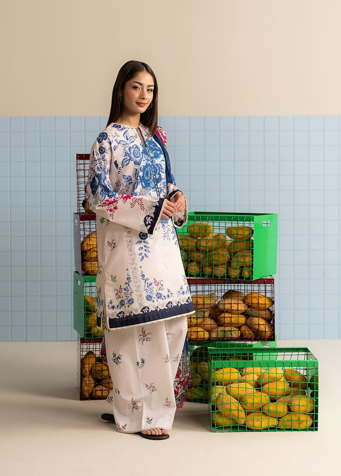 Zara Shahjahan COCO Lawn Prints - Digital Printed Unstitched 3 Piece Suit - EMIN-10A - Summer Collection 2025