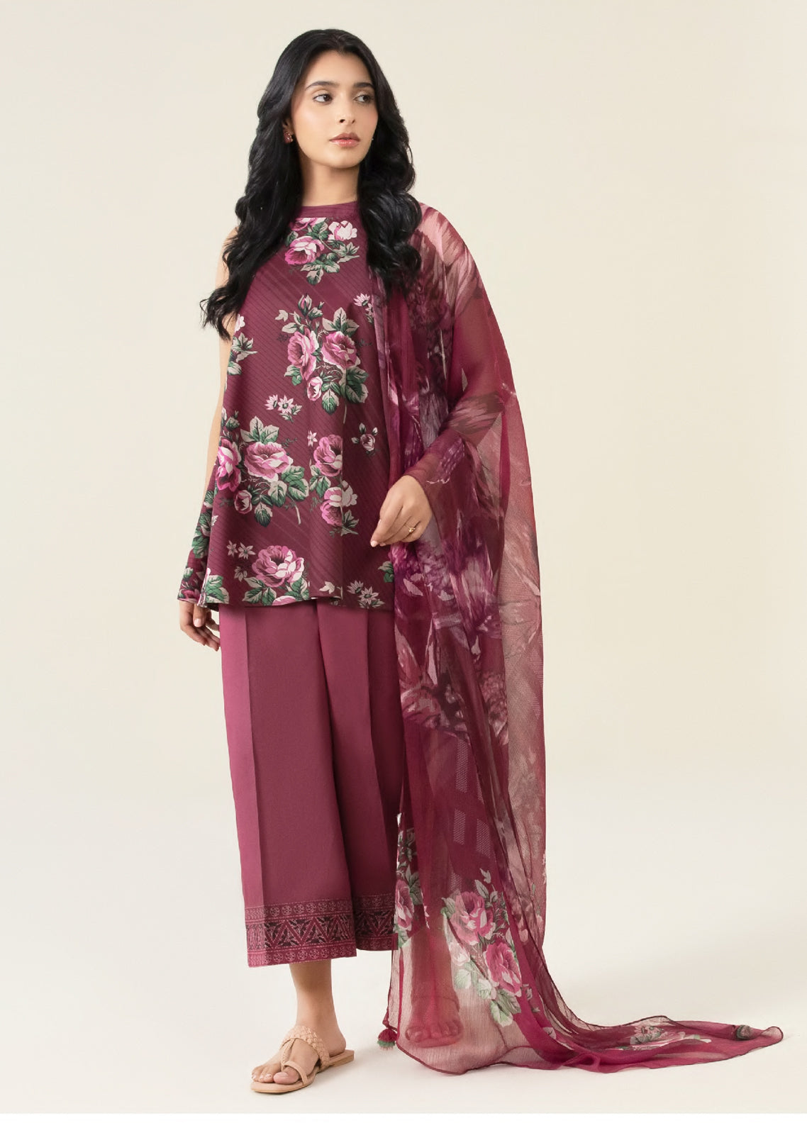 Sapphire Lawn - Unstitched 3 Piece - U3PDY23V48WS - Summer Collection 2025