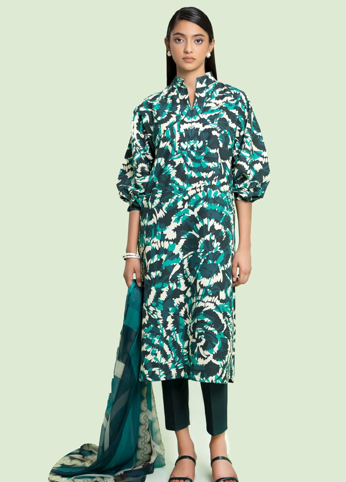 Sapphire Lawn - Unstitched 3 Piece - U3PDY23V85WS - Summer Collection 2025