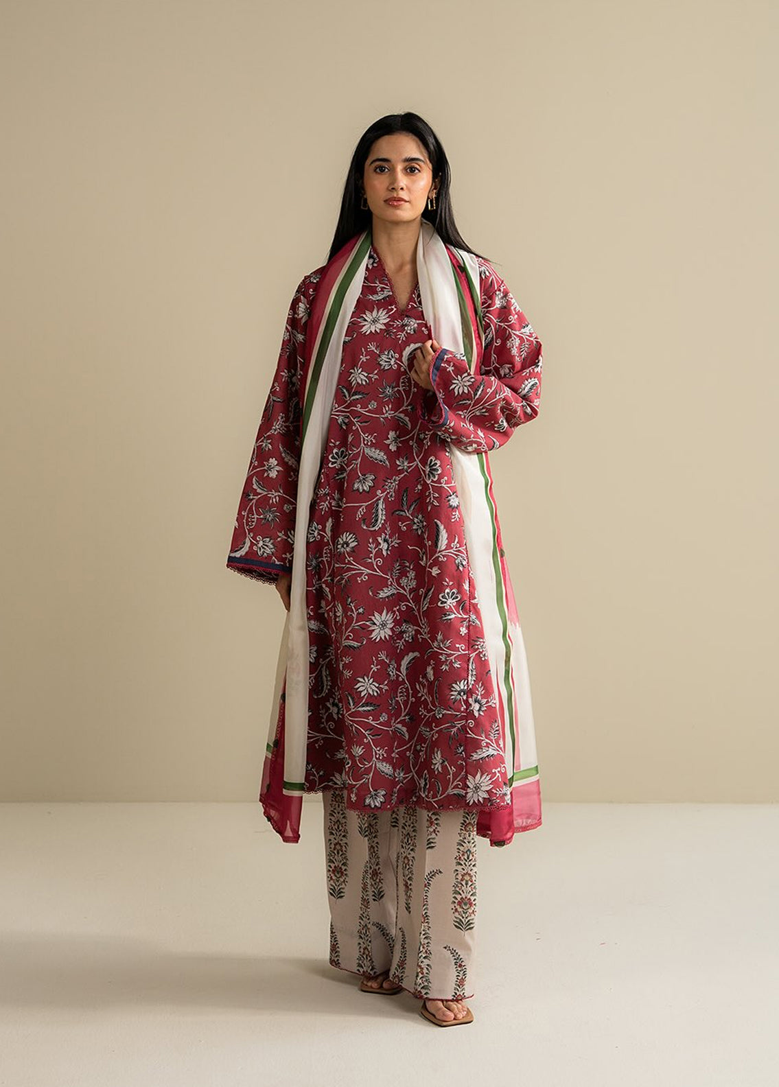 Zara Shahjahan COCO Lawn Prints - Digital Printed Unstitched 3 Piece Suit - LI0RE-7A - Summer Collection 2025