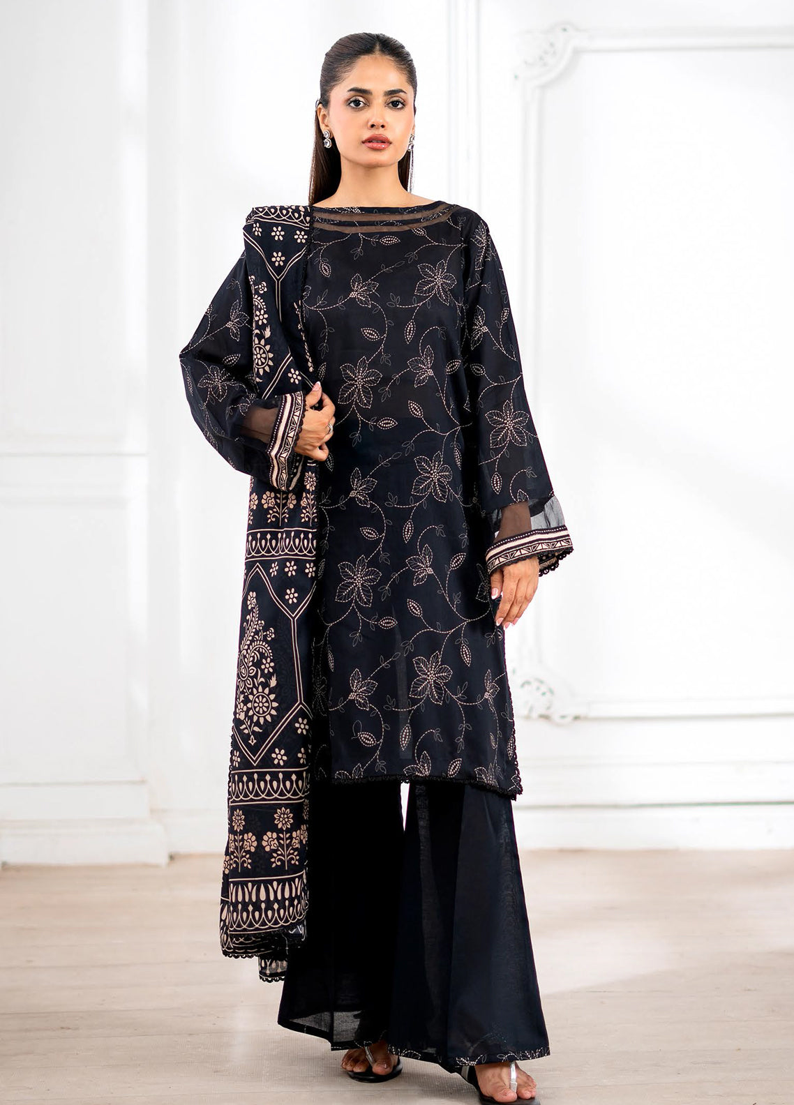 Libas Gul Jee Lawn - Unstitched 3 Piece Suit - GJ-LBS3P2505 - Summer Collection 2025