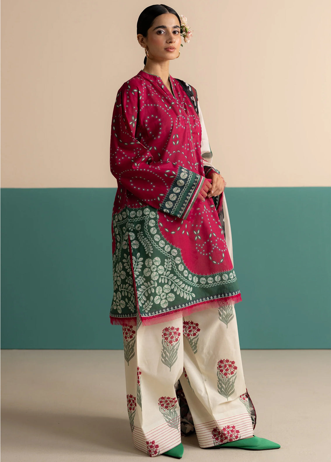 Zara Shahjahan COCO Lawn Prints - Digital Printed Unstitched 3 Piece Suit - NELEA-2B - Summer Collection 2025