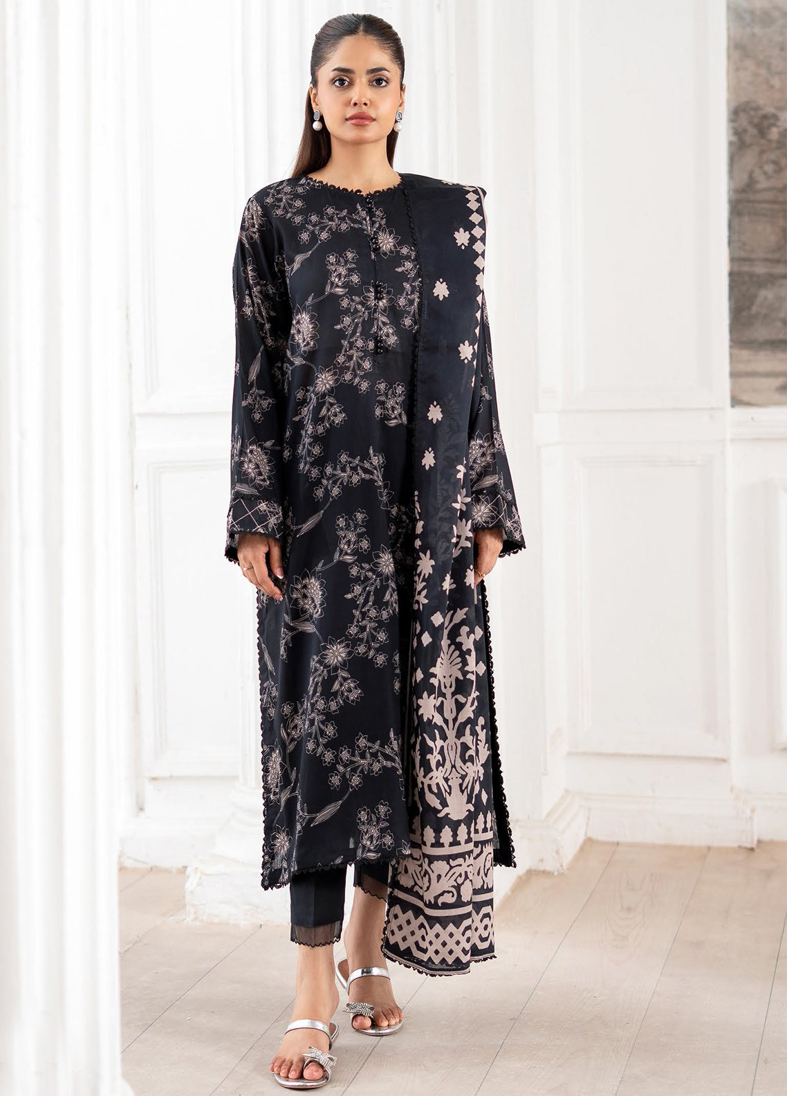 Libas Gul Jee Lawn - Unstitched 3 Piece Suit - GJ-LBS3P2501 - Summer Collection 2025