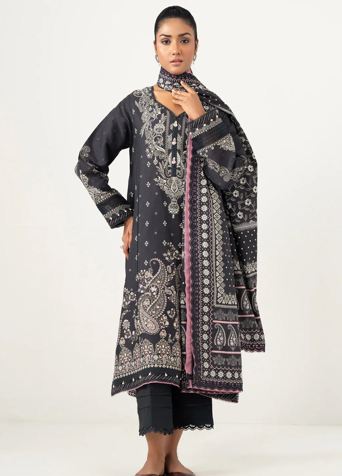 Zeen Printed Lawn - Digital Printed Unstitched 3 Piece Suit - WFM-34618 - Summer Collection 2026