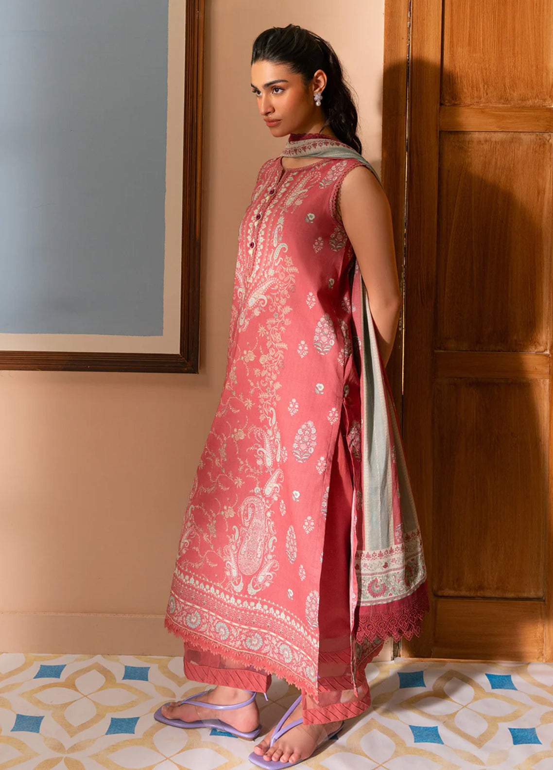 Zeen Printed Lawn - Digital Printed Unstitched 3 Piece Suit - WFM-34591 - Summer Collection 2026