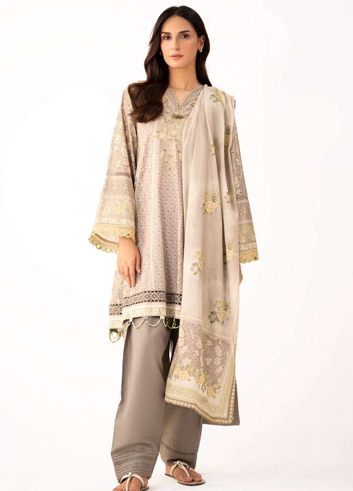 Zeen Printed Lawn - Digital Printed Unstitched 3 Piece Suit - WFM-34587 - Summer Collection 2026