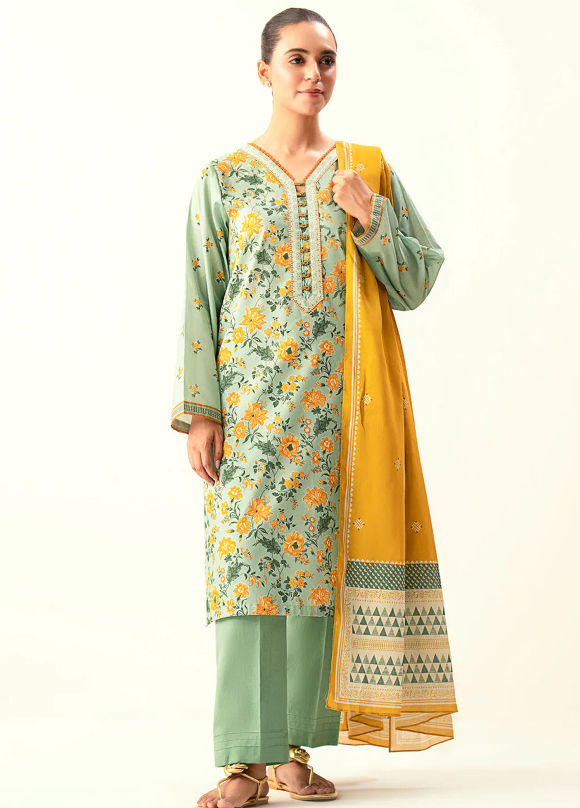 Zeen Printed Lawn - Digital Printed Unstitched 3 Piece Suit - WFM-34505 - Summer Collection 2026