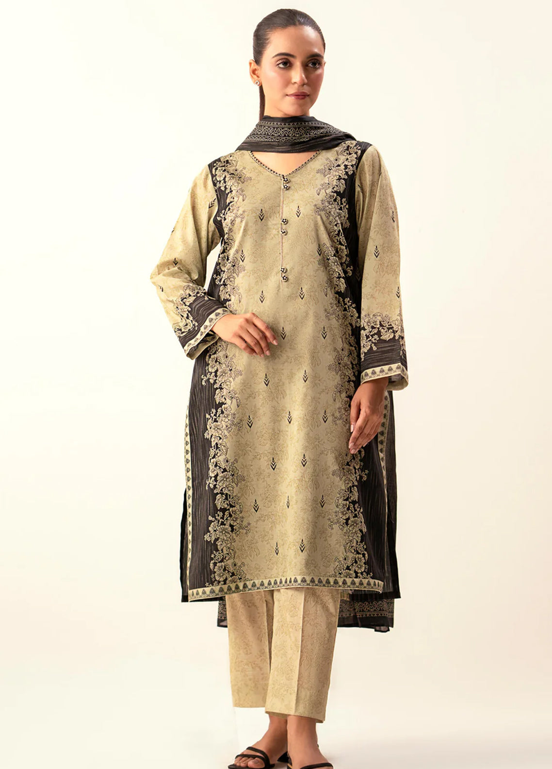 Zeen Printed Lawn - Digital Printed Unstitched 3 Piece Suit - WFM-34503 - Summer Collection 2026