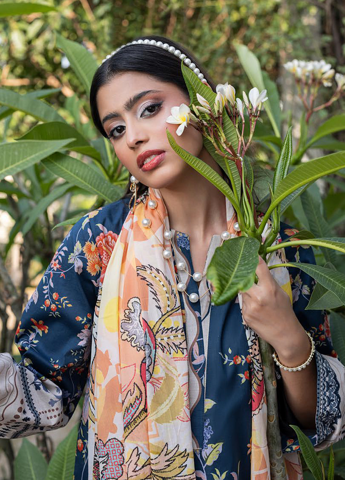 Dastoor Premium Lawn - Unstitched 3 Piece Suit - VOL-13 - PF062529 - Summer Collection 2025