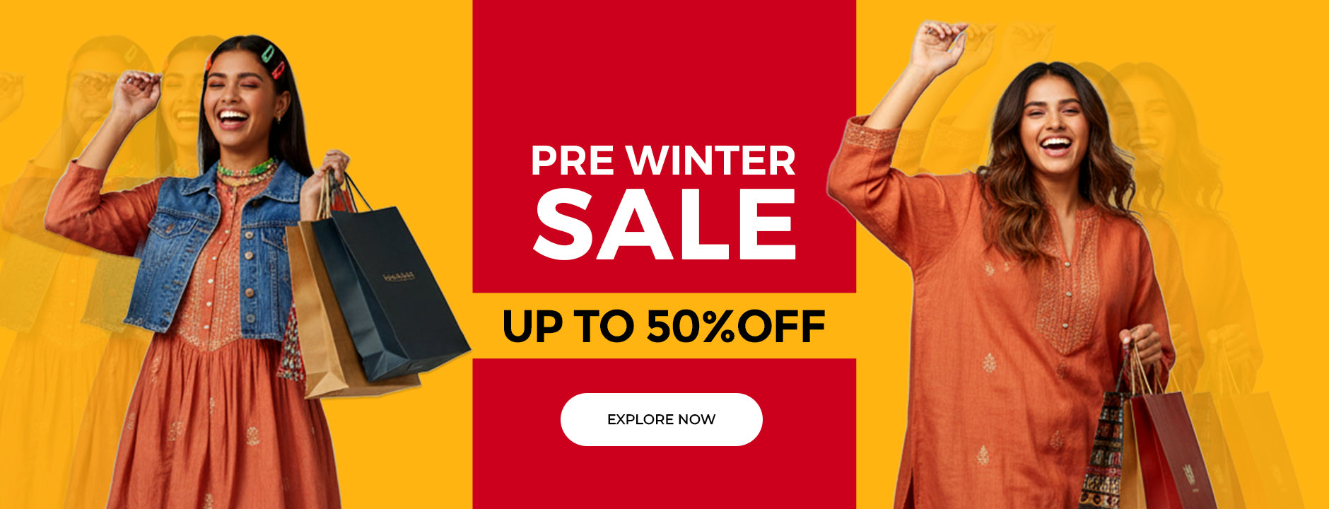 Pre Winter Sale banner